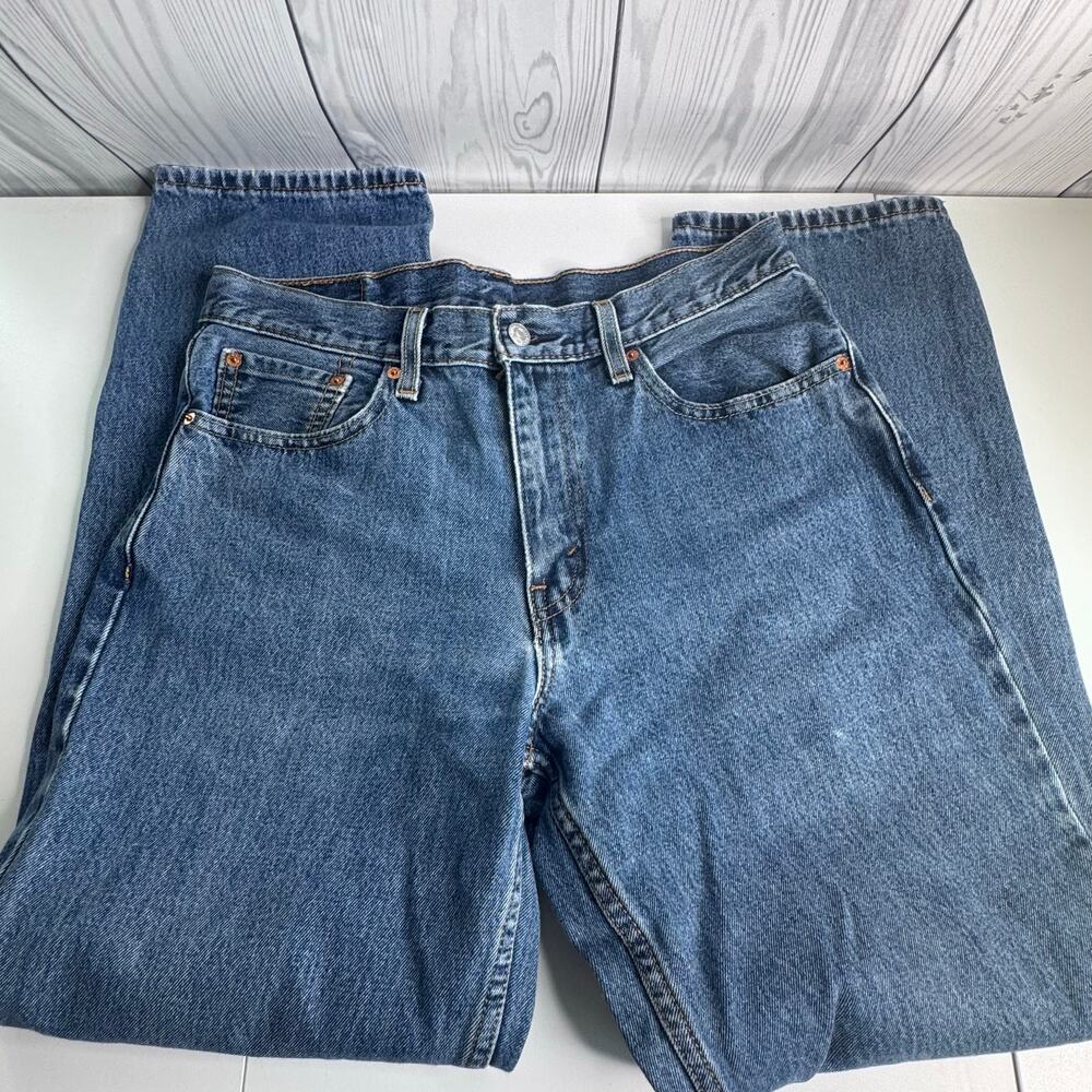 Levi’s 550 Men’s Size 33x32 Relaxed Fit Blue Denim Jeans Med Wash